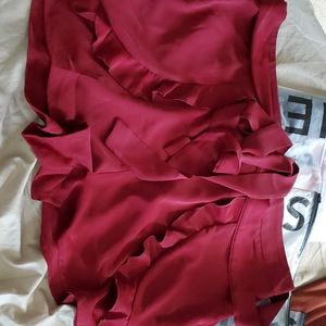 Dressy shorts with tie NWOT